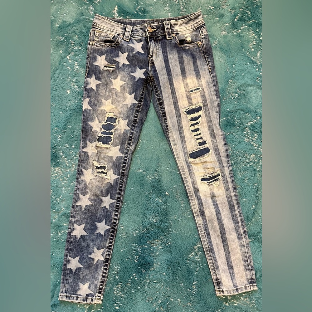 Miss me 26 American flag pants